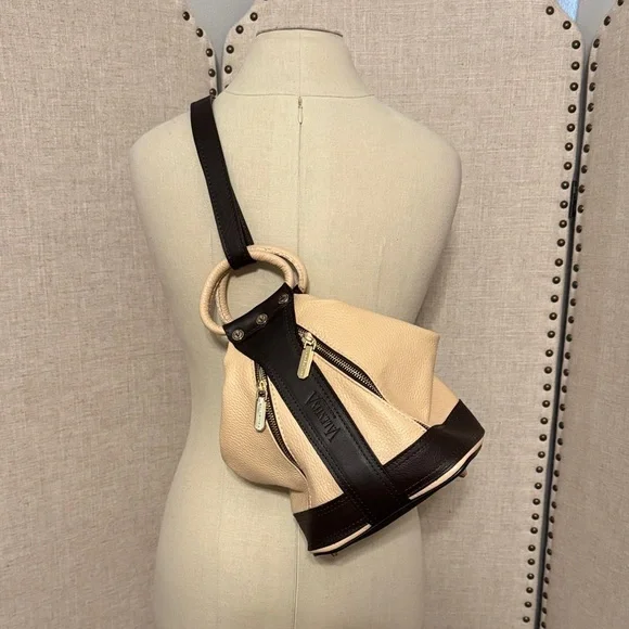 Valentina Cream and Brown Leather - Picture 2 of 7